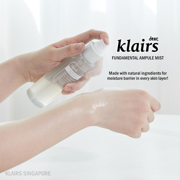 Xịt khoáng dưỡng ẩm Klairs Fundamental Ampule Mist