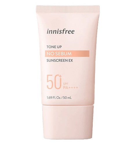 Kem Chống Nắng Nâng Tone, Kiềm Dầu Innisfree Tone Up No Sebum Sunscreen Ex SPF50/PA++++ 60ml