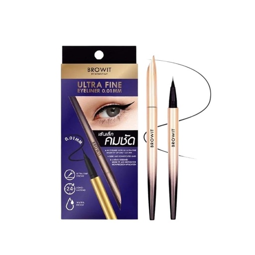 Bút Kẻ Mắt Nước Browit Nongchat Ultra Fine Eyeliner 0.01mm