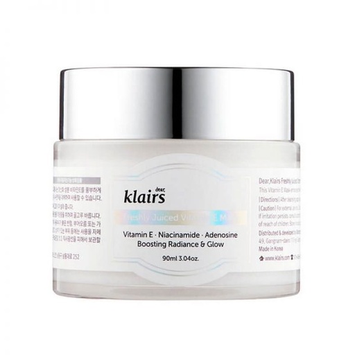 Mặt nạ ngủ dưỡng da Klairs Freshly Juiced Vitamin E Mask